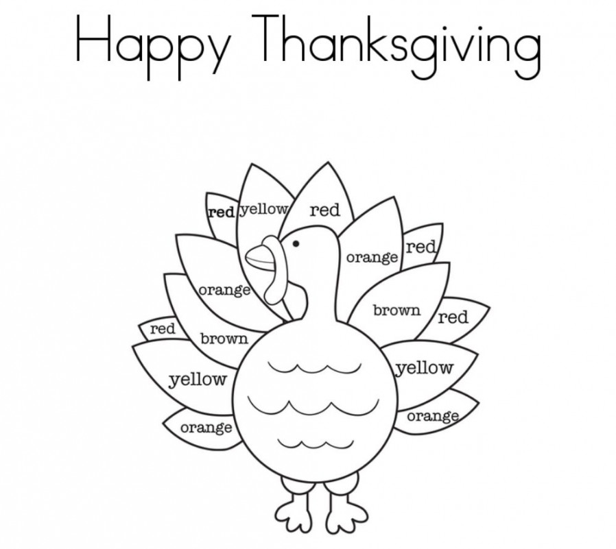 Print These Free Turkey Coloring Pages for the Kids