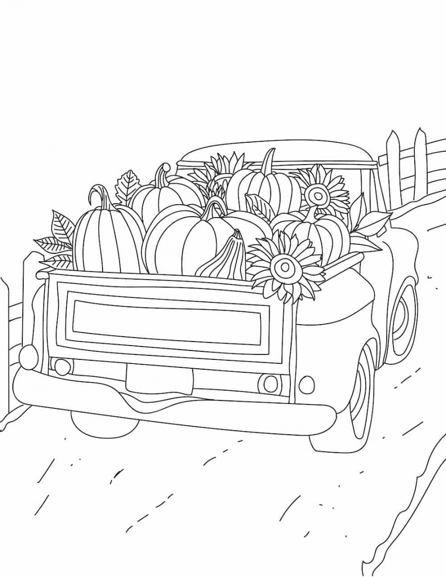 Printable Easy Fall Coloring Pages for Adults - Freebie Finding Mom