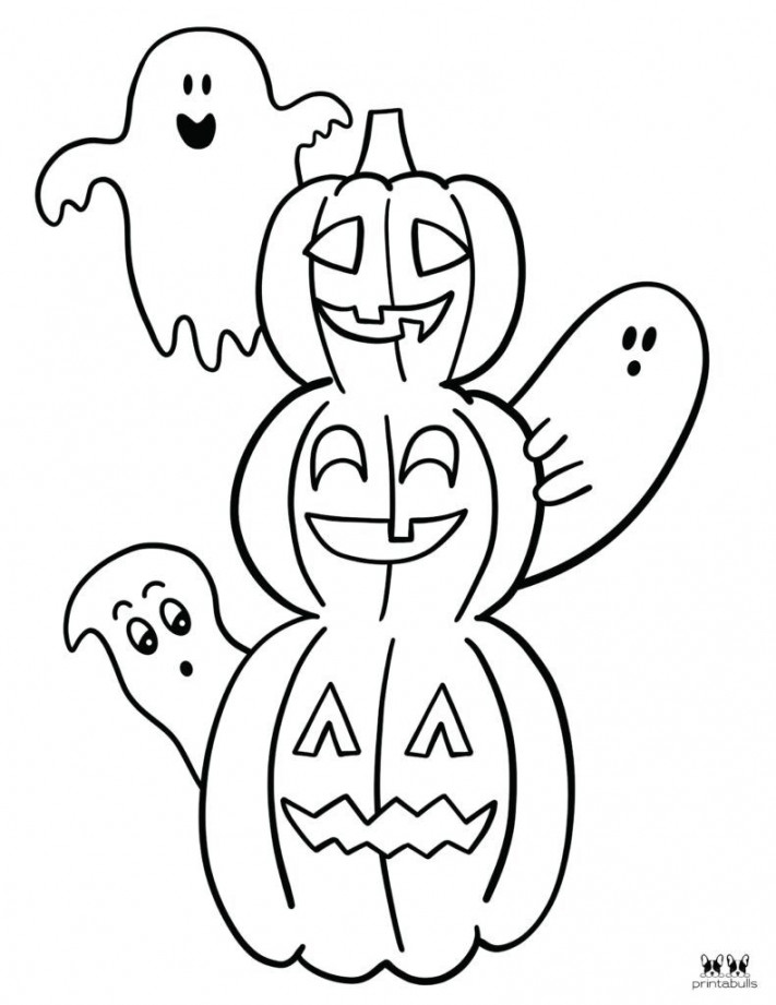 Printable Halloween Ghost Coloring Page-Page   Coloring pages