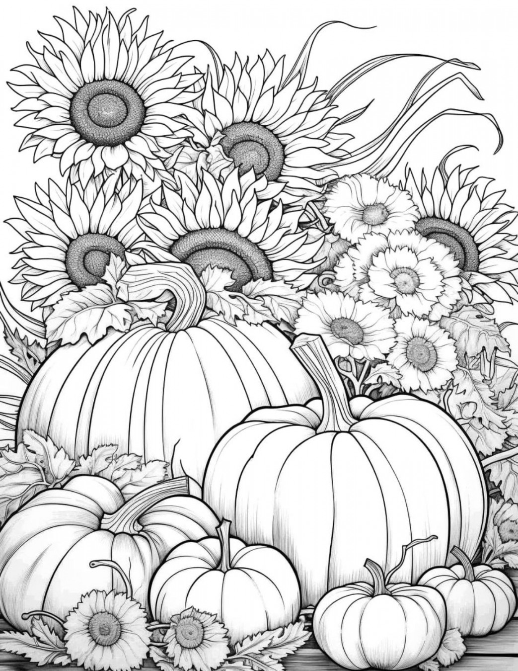 Pumpkin Coloring Pages For Kids and Adults - Our Mindful Life