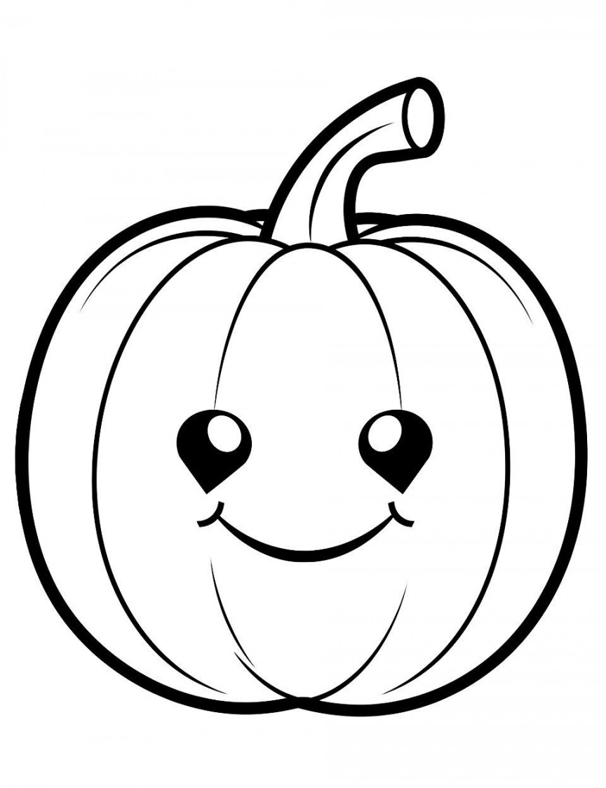 Pumpkin Coloring Pages for Kids ( Free Printables) in