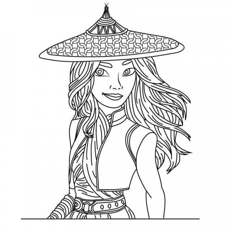 Raya Coloring Pages - Best Coloring Pages For Kids  Dragon