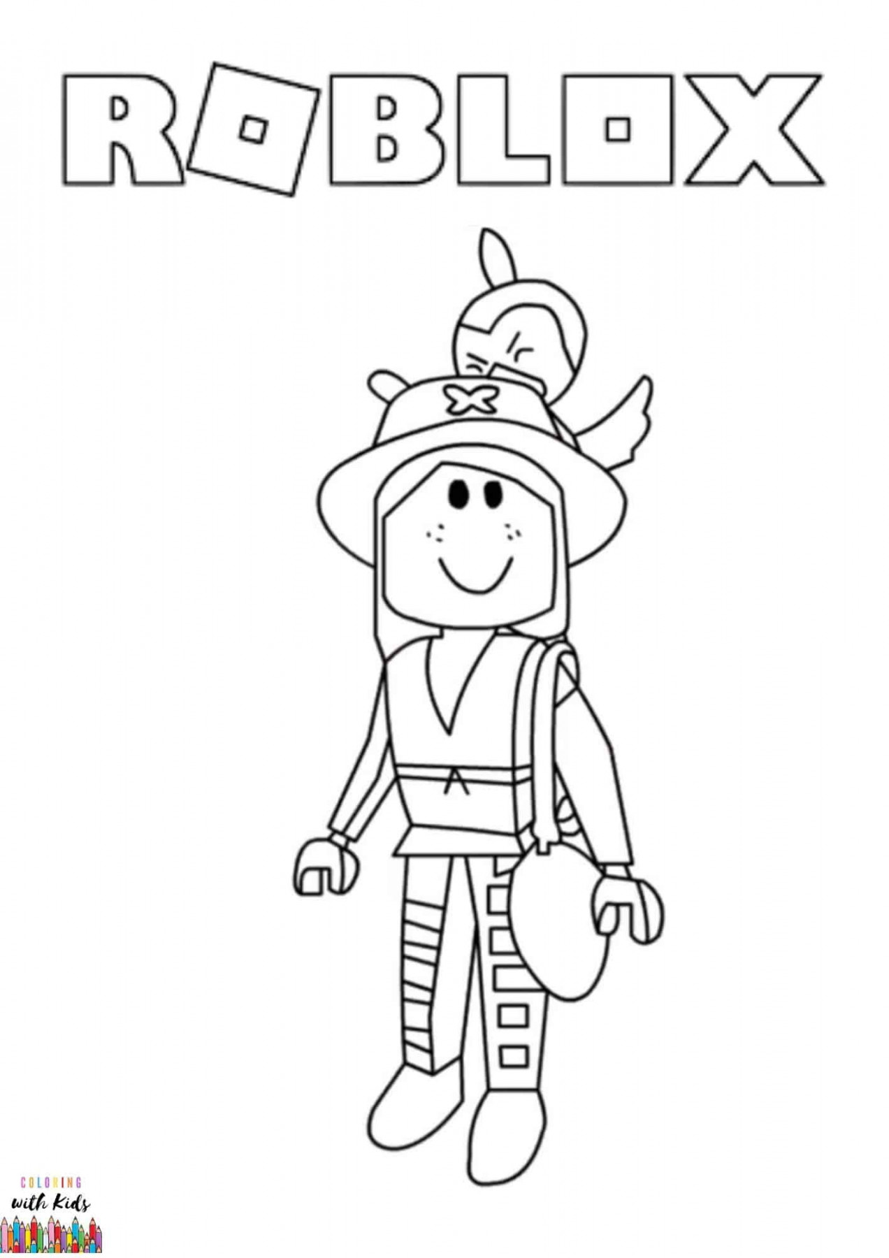 Roblox Coloring Page