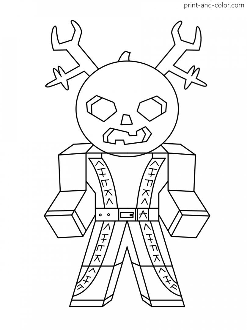 Roblox coloring pages  Print and Color