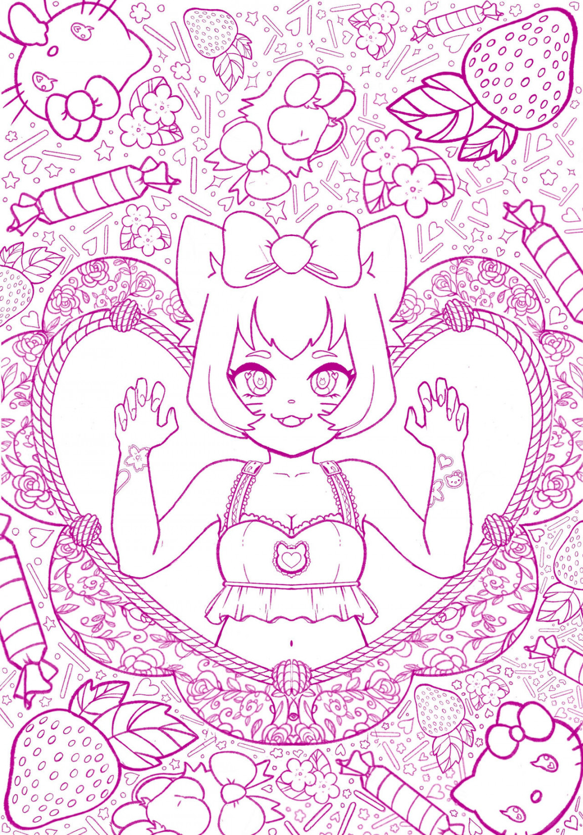 Sanrio Coloring Pages [/] by Pikarawrification on DeviantArt