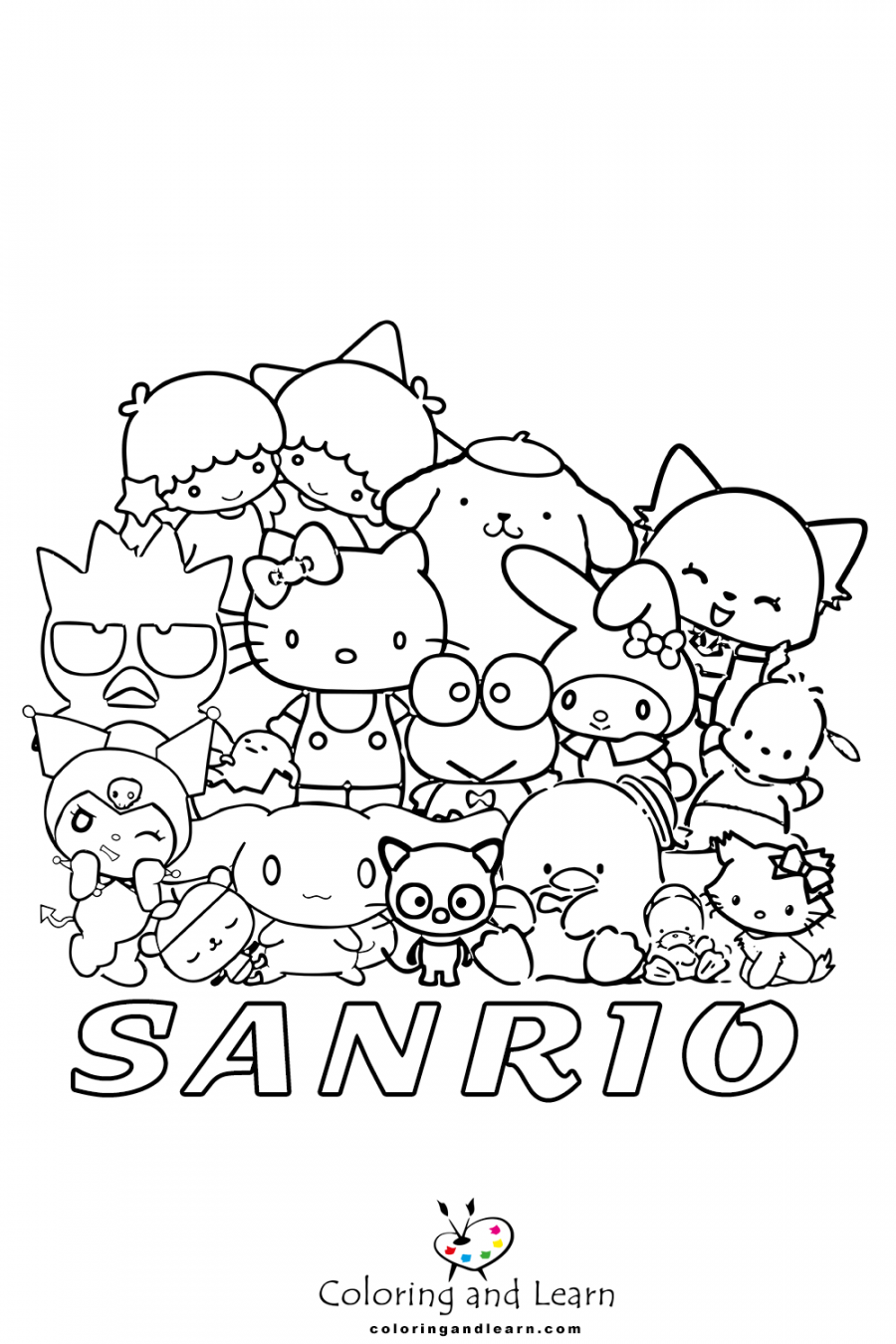 Sanrio Coloring Pages () - Coloring and Learn