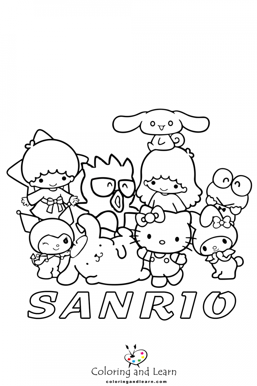 Sanrio Coloring Pages () - Coloring and Learn