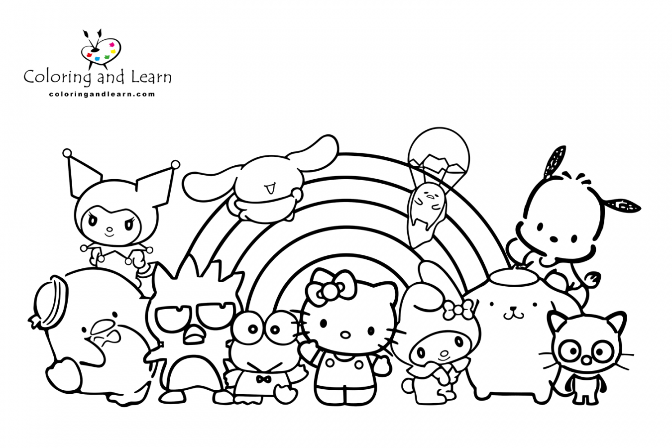 Sanrio Coloring Pages () - Coloring and Learn