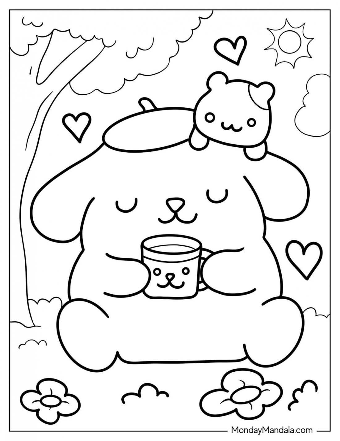 Sanrio Coloring Pages (Free PDF Printables) in   Hello