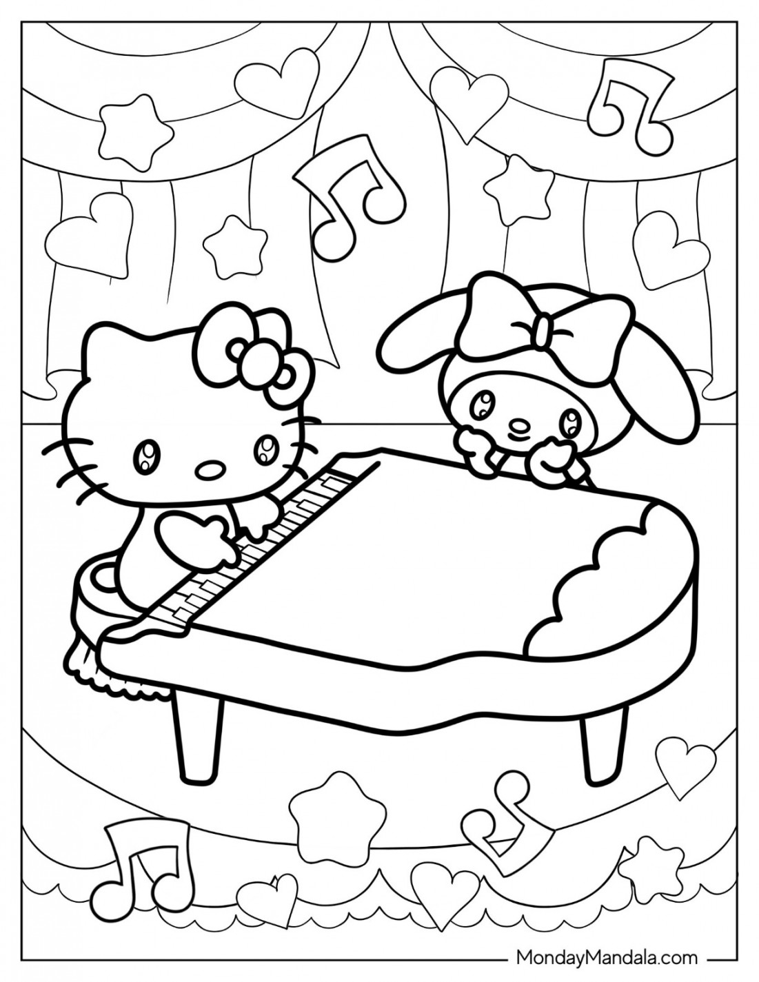 Sanrio Coloring Pages (Free PDF Printables)