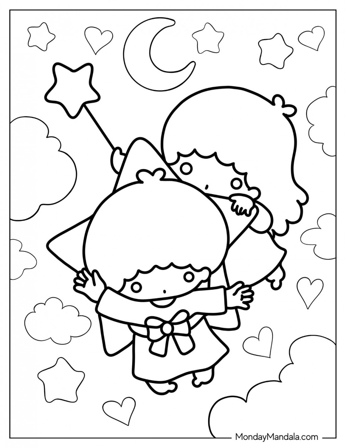 Sanrio Coloring Pages (Free PDF Printables)