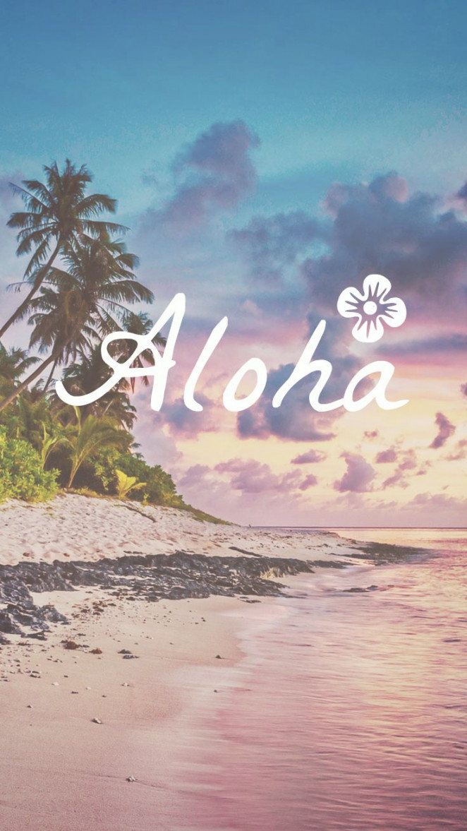 Say Aloha to this beautiful iPhone Wallpaper  Preppy Wallpapers