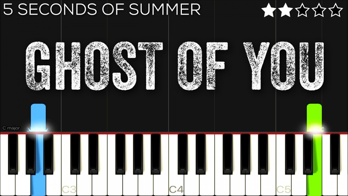 Seconds of Summer - Ghost Of You  EASY Piano Tutorial