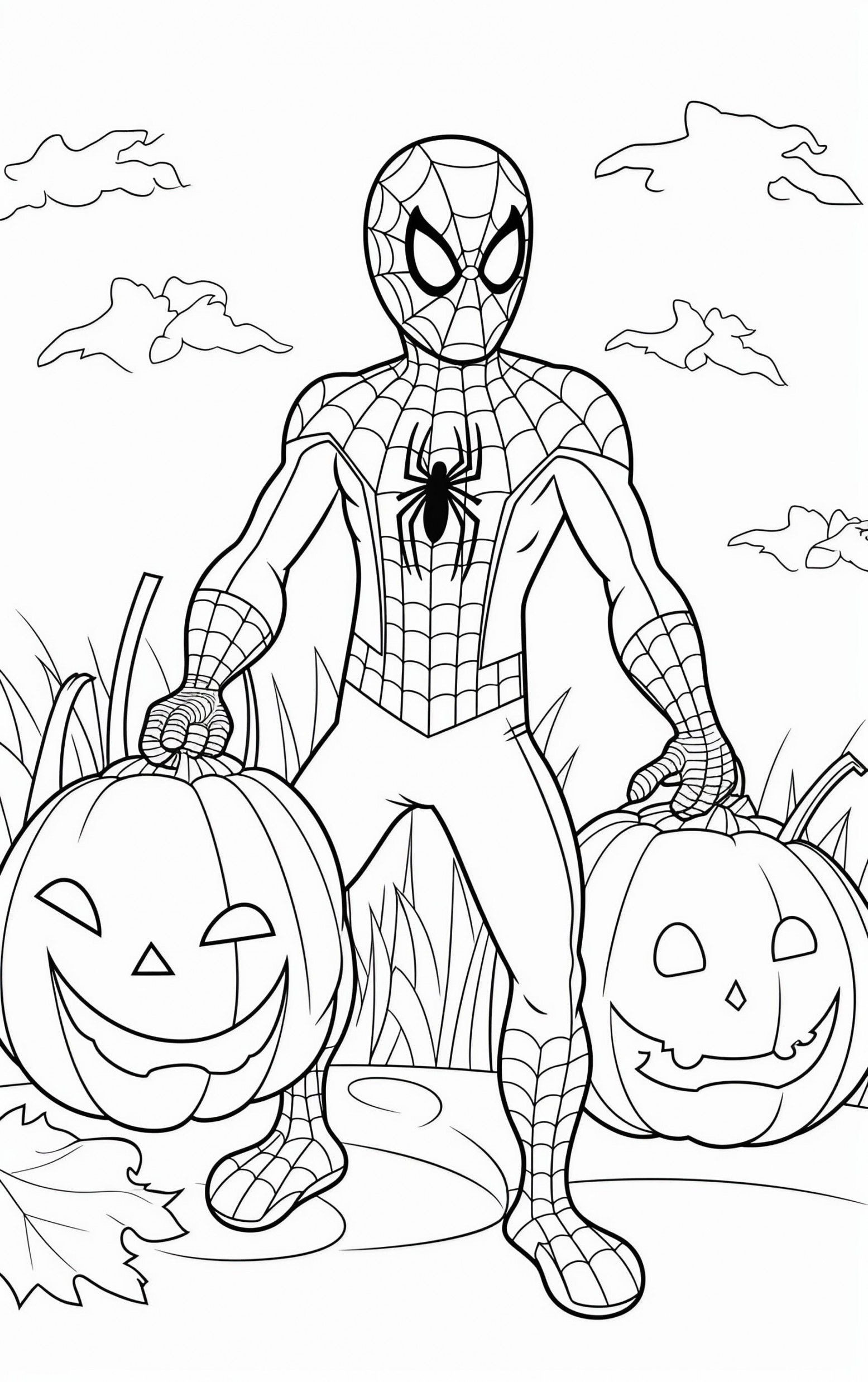 Spiderman Coloring Pages for Free (Printable)