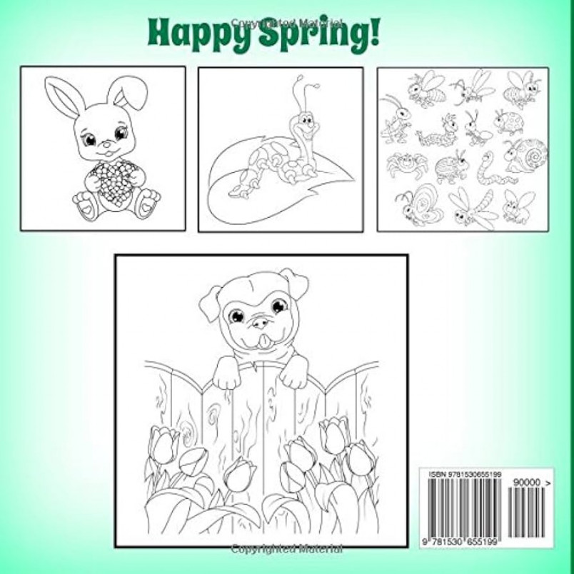 Spring Kids Coloring Book (Seasons Coloring Book  Series-Spring-Flowers-Birds and More, Band )