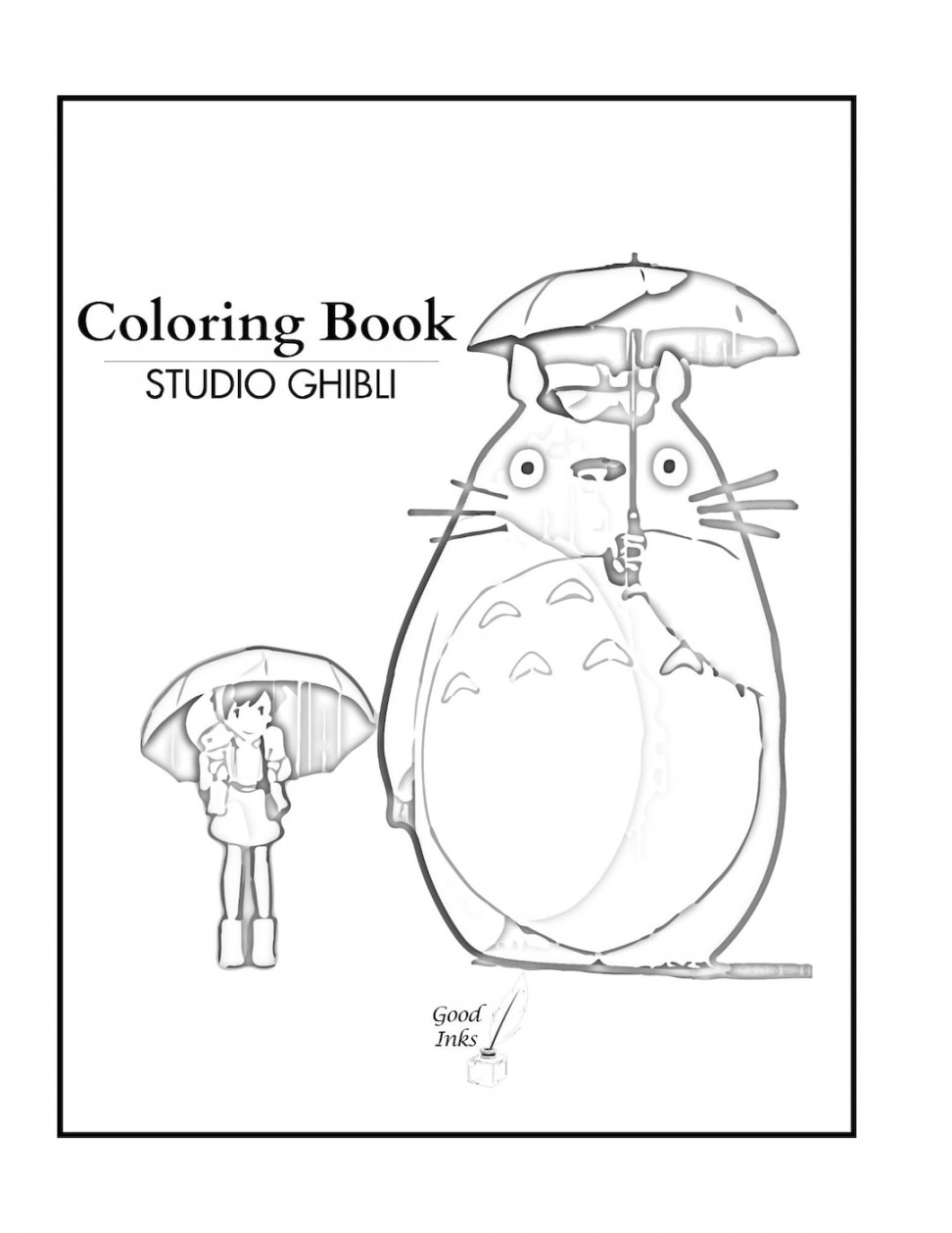 Studio Ghibli Printable Coloring Pages - Etsy