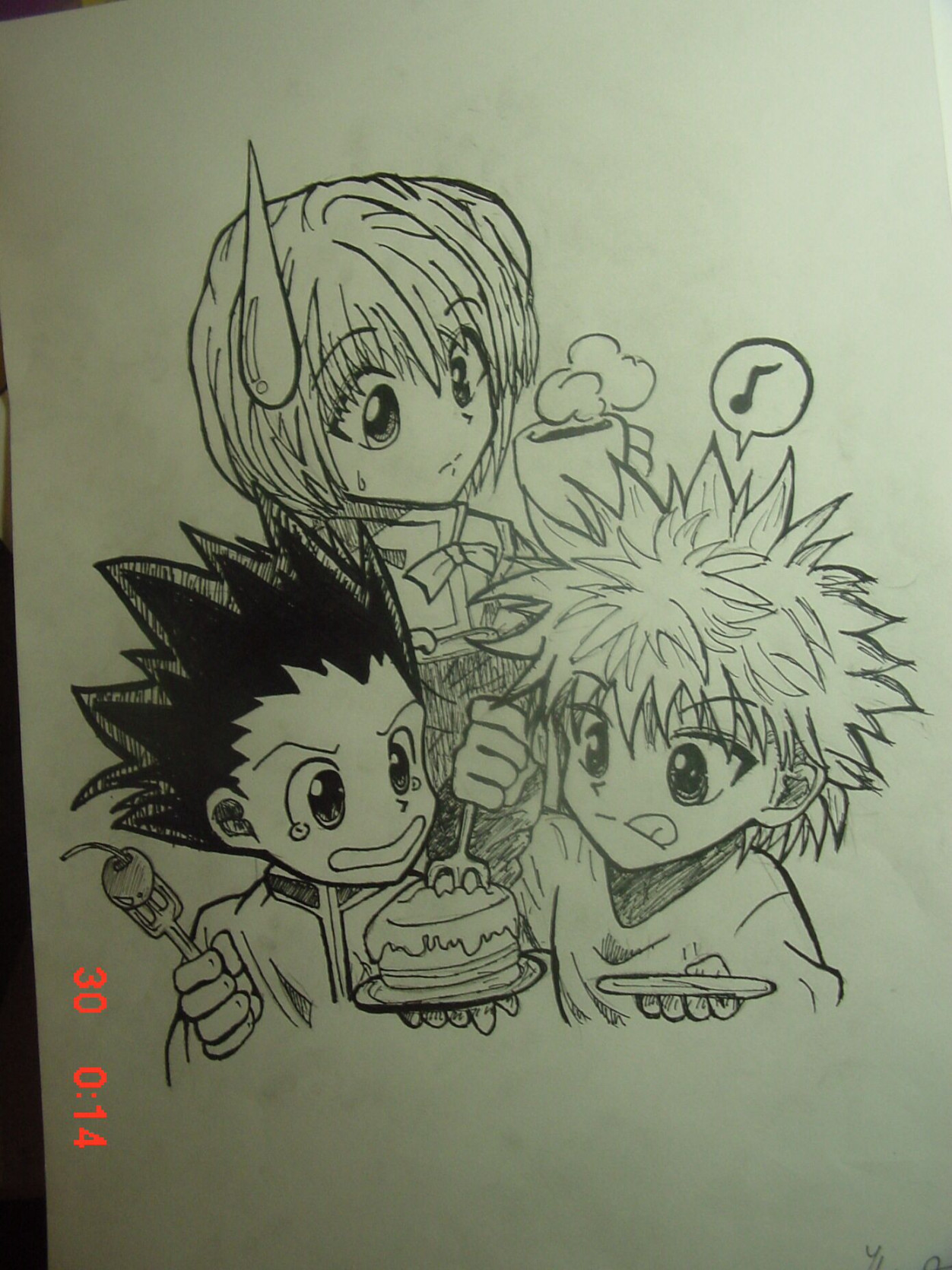 Such a cute drawing! < ~Hunter X Hunter  Hunter x hunter, Killua