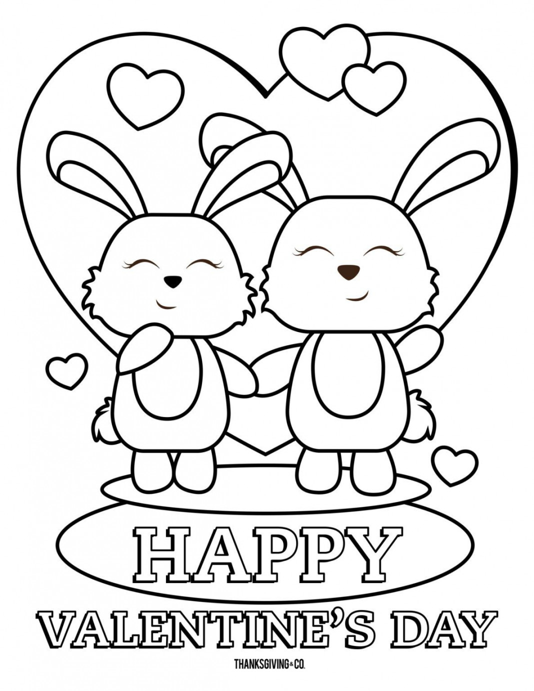 Sweet Valentines Coloring Pages To Enjoy  Valentines day