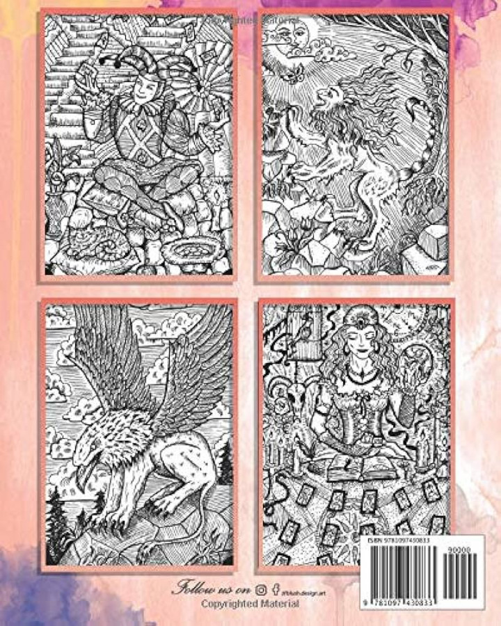 Tarot Cards: Adult Coloring Book (Stress Relieving Creative Fun