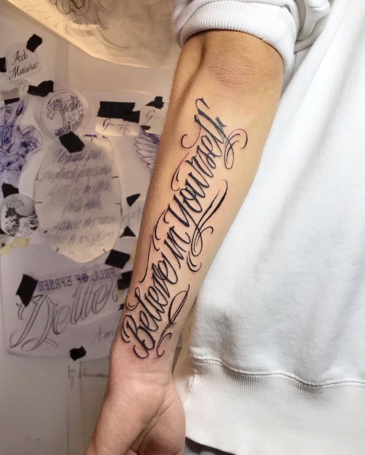 Tattoo uploaded by @dellerbalorenzo • Believe in Yourself