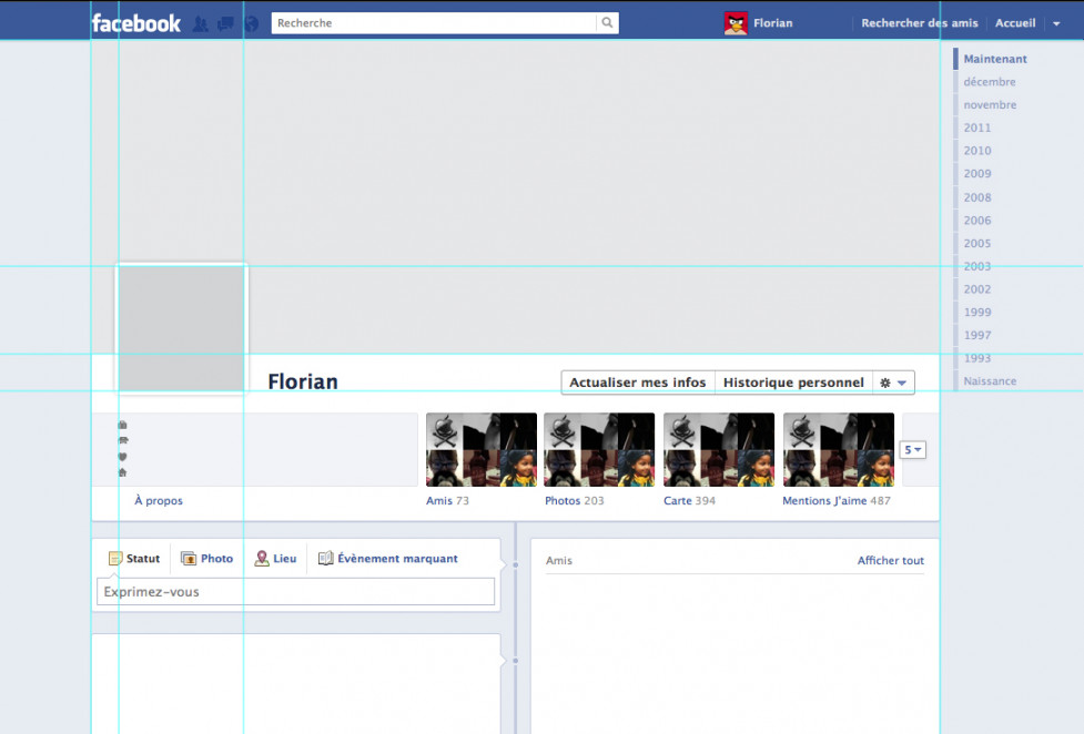 Template Facebook Timeline by Nasrian on DeviantArt