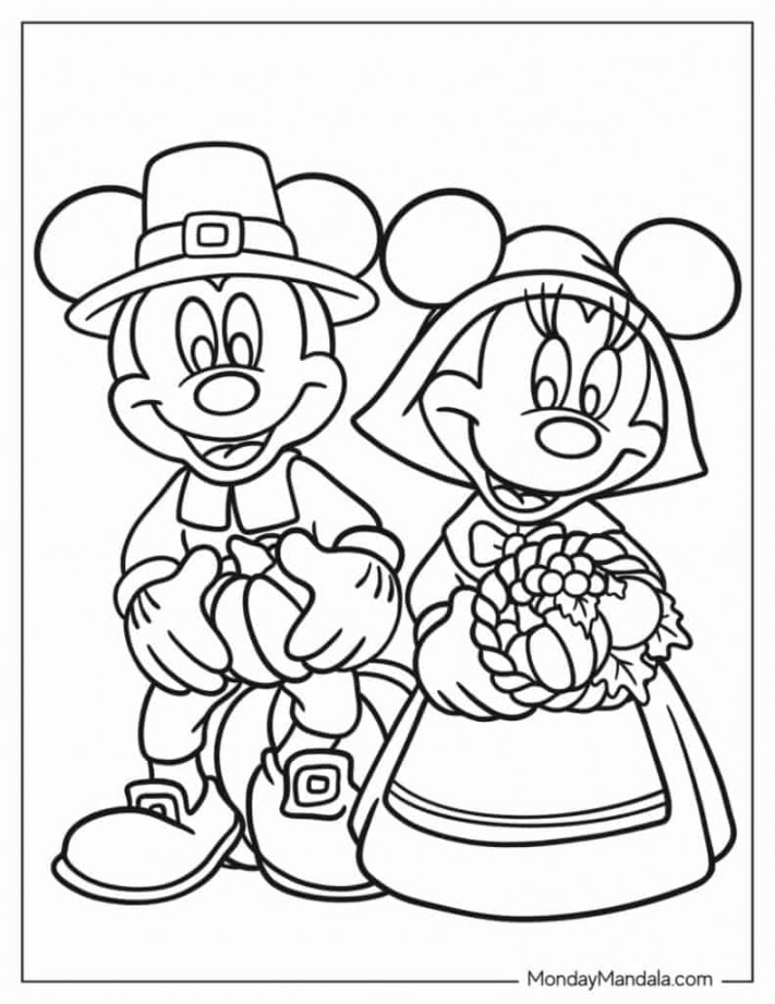 Thanksgiving Coloring Pages (Free PDF Printables)