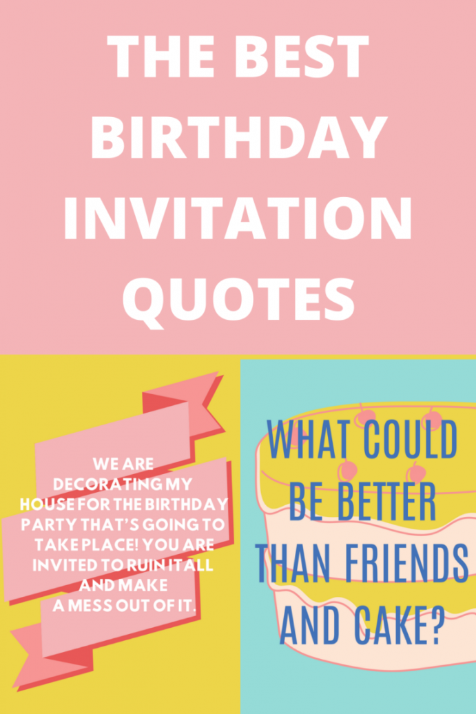 The Best Birthday Invitation Quotes - darling quote  Birthday