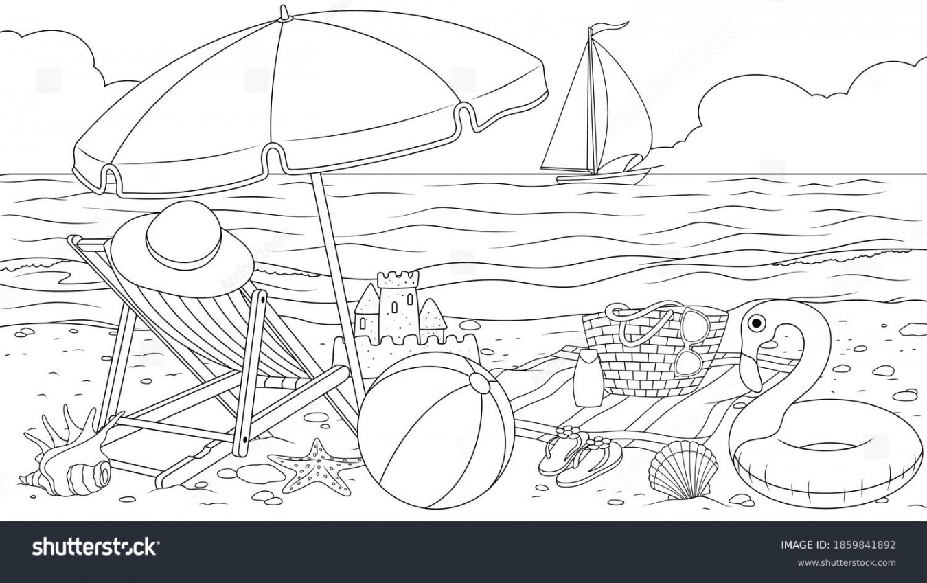 + Thousand Coloring Book Beach Royalty-Free Images, Stock Photos