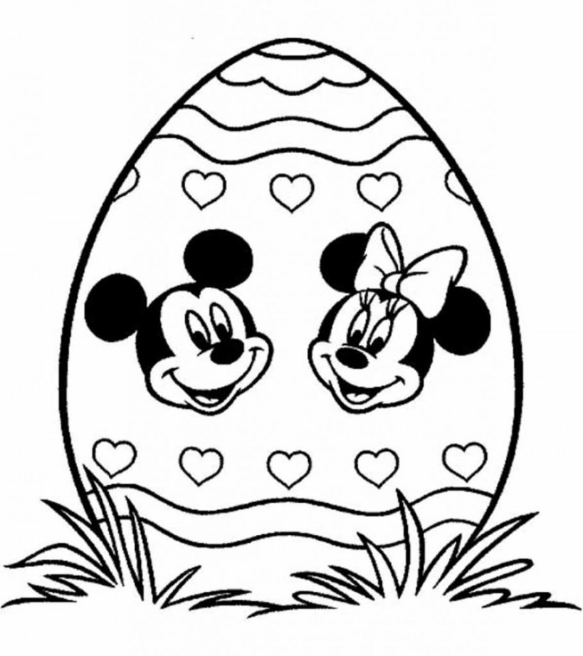 Top  Free Printable Disney Easter Coloring Pages Online