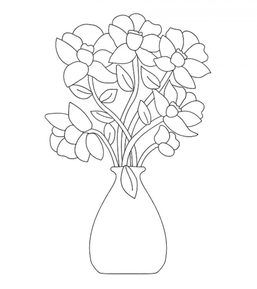 Top  Free Printable Flowers Coloring Pages Online