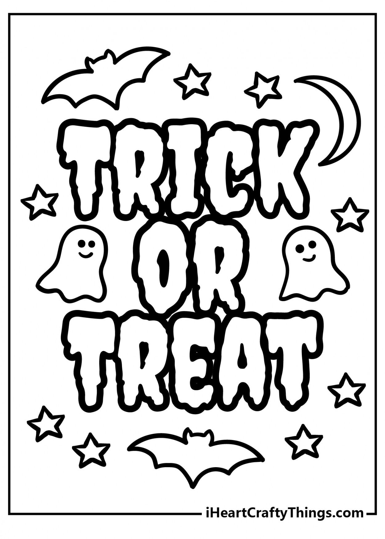 Trick Or Treat Coloring Pages (% Free Printables)