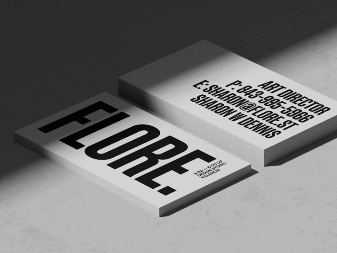 Typographic Business Cards to Get You Inspired