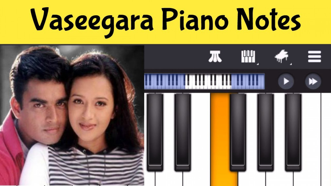 Vaseegara Piano Notes  Tamil Songs Piano Notes