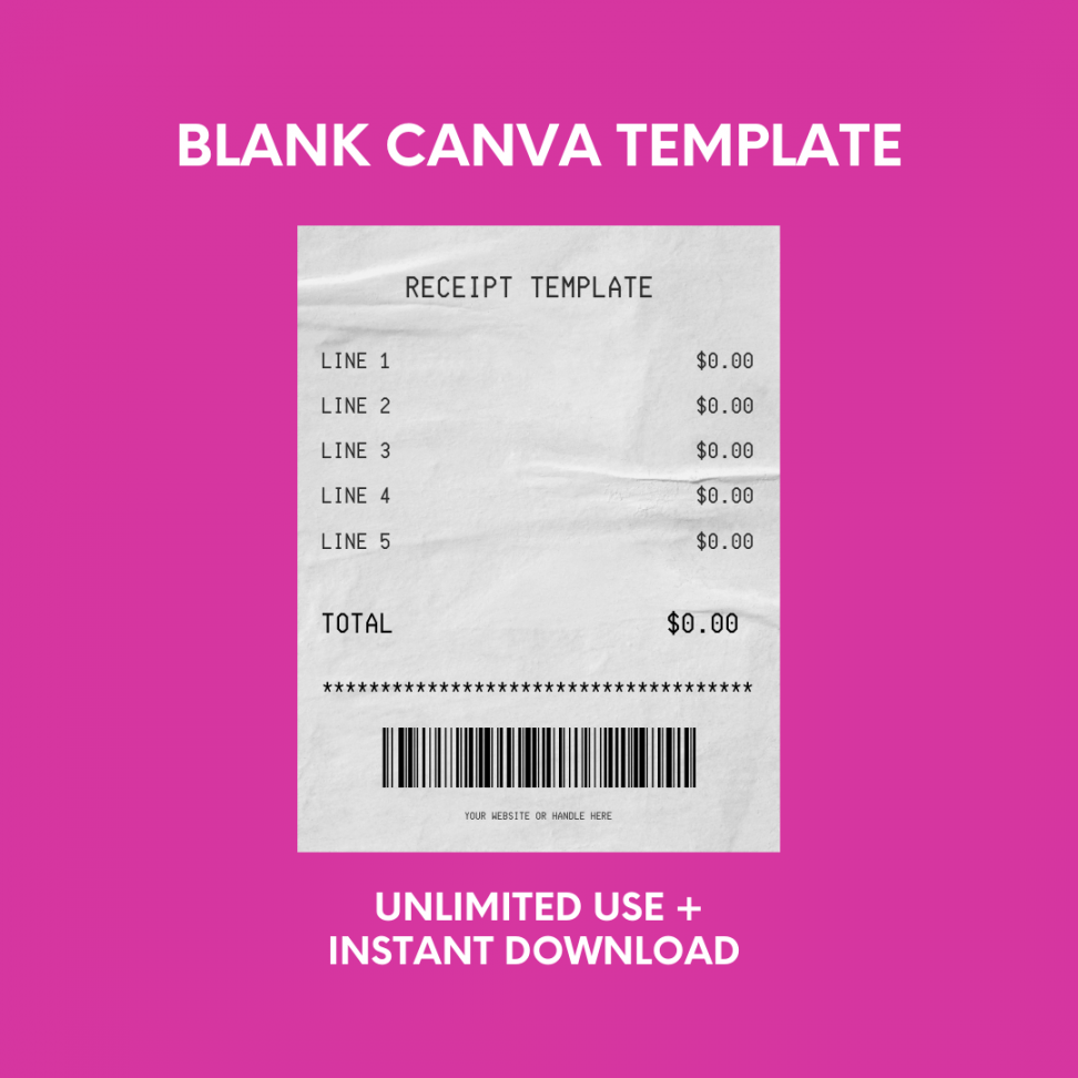 Want your Instagram feed to pop?My Aesthetic receipt Canva