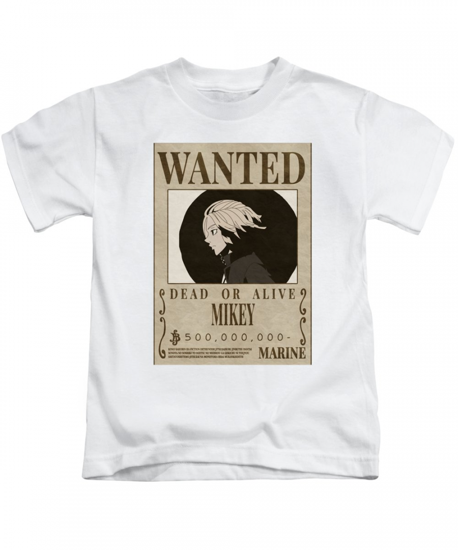 Wanted Poster Manjiru Mikey Sano Tokyo Manji Gang Kids T-Shirt