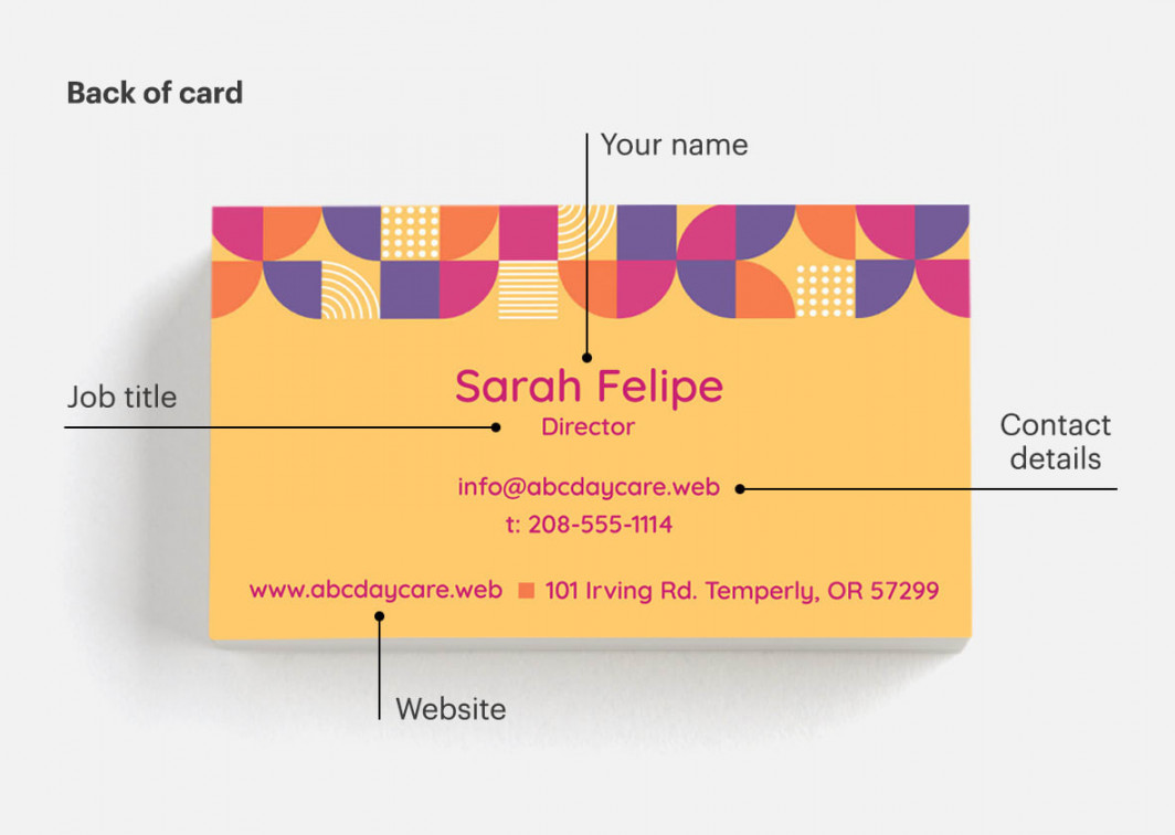 What Information to Put on a Business Card  VistaPrint US