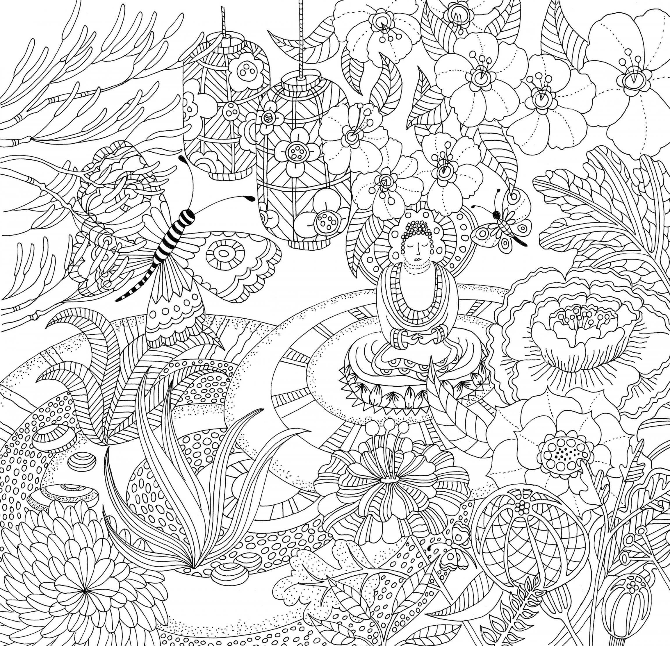 Zen Garden Adult Coloring Book - AZ Science & Learning Toy Store