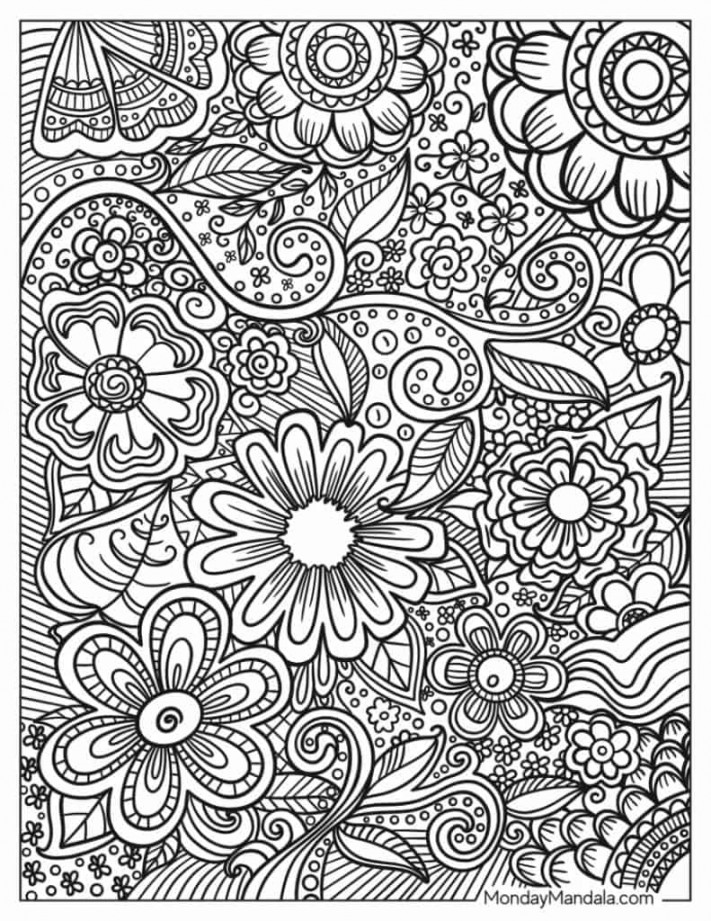 Zentangle Coloring Pages (Free PDF Printables)