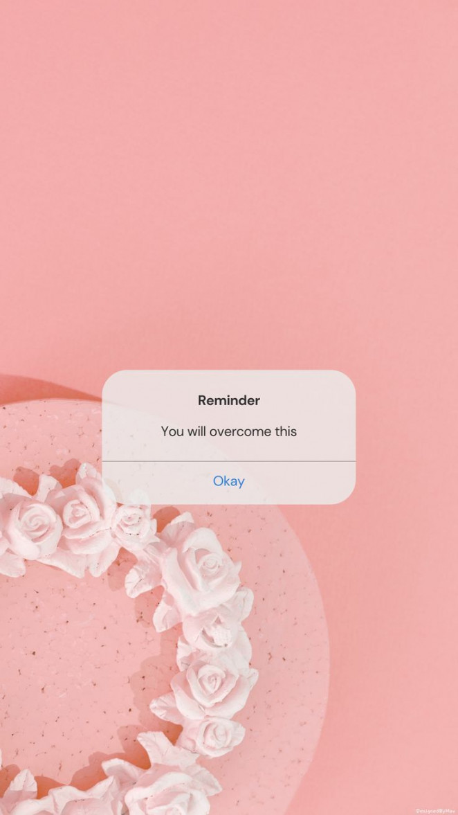 Aesthetic lockscreen wallpaper  Reminder, Daily reminder, Message