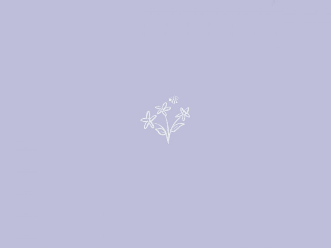 Aesthetic pastel purple flower lock screen  Hintergrundbilder