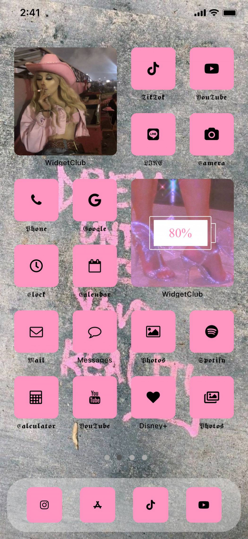 Aesthetic yk💒 Home Screen Idea [aiHqOP7hFvfWKIDIn] by