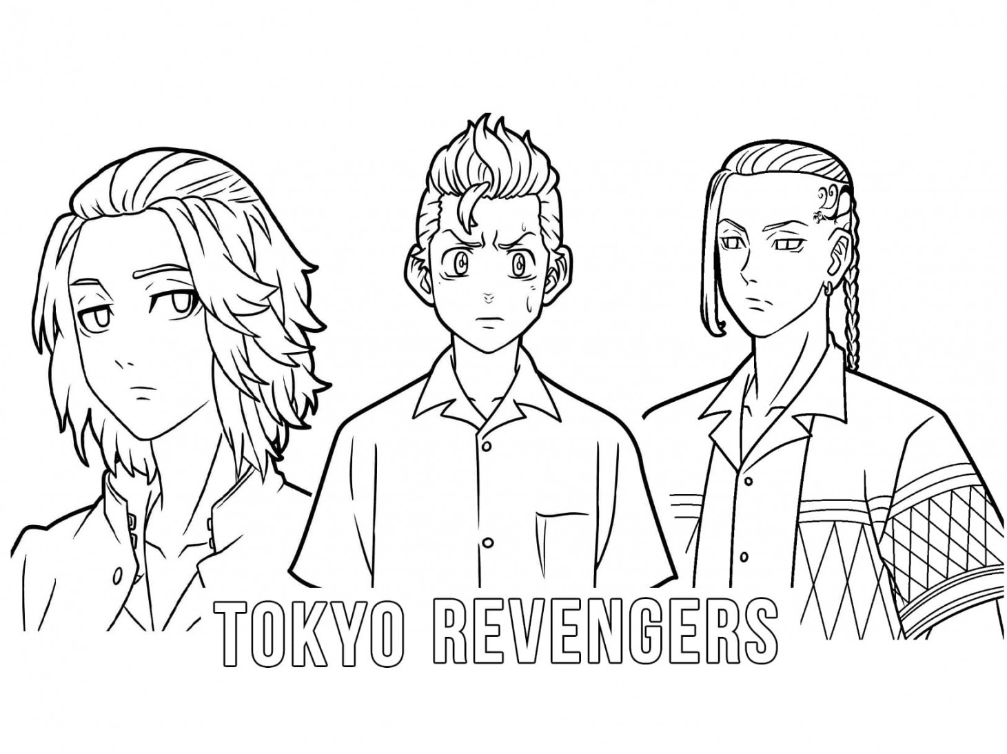 Anime Tokyo Revengers coloring page - Download, Print or Color