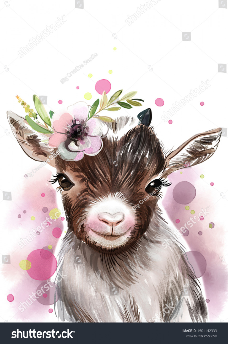 , Baby Goat Sketch Royalty-Free Images, Stock Photos