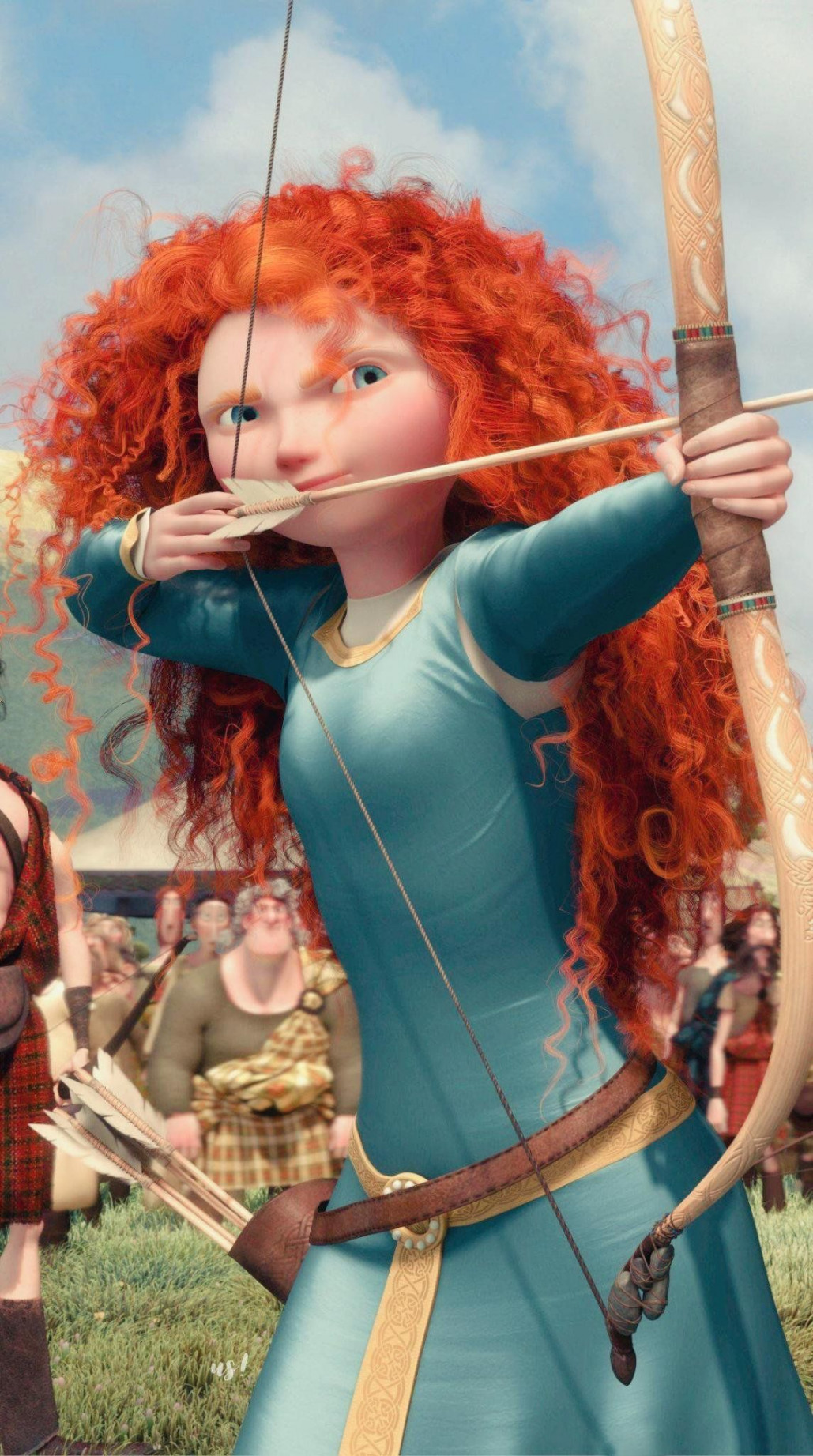 Brave #Merida Lockscreen by @unlockscreen  Disney princess