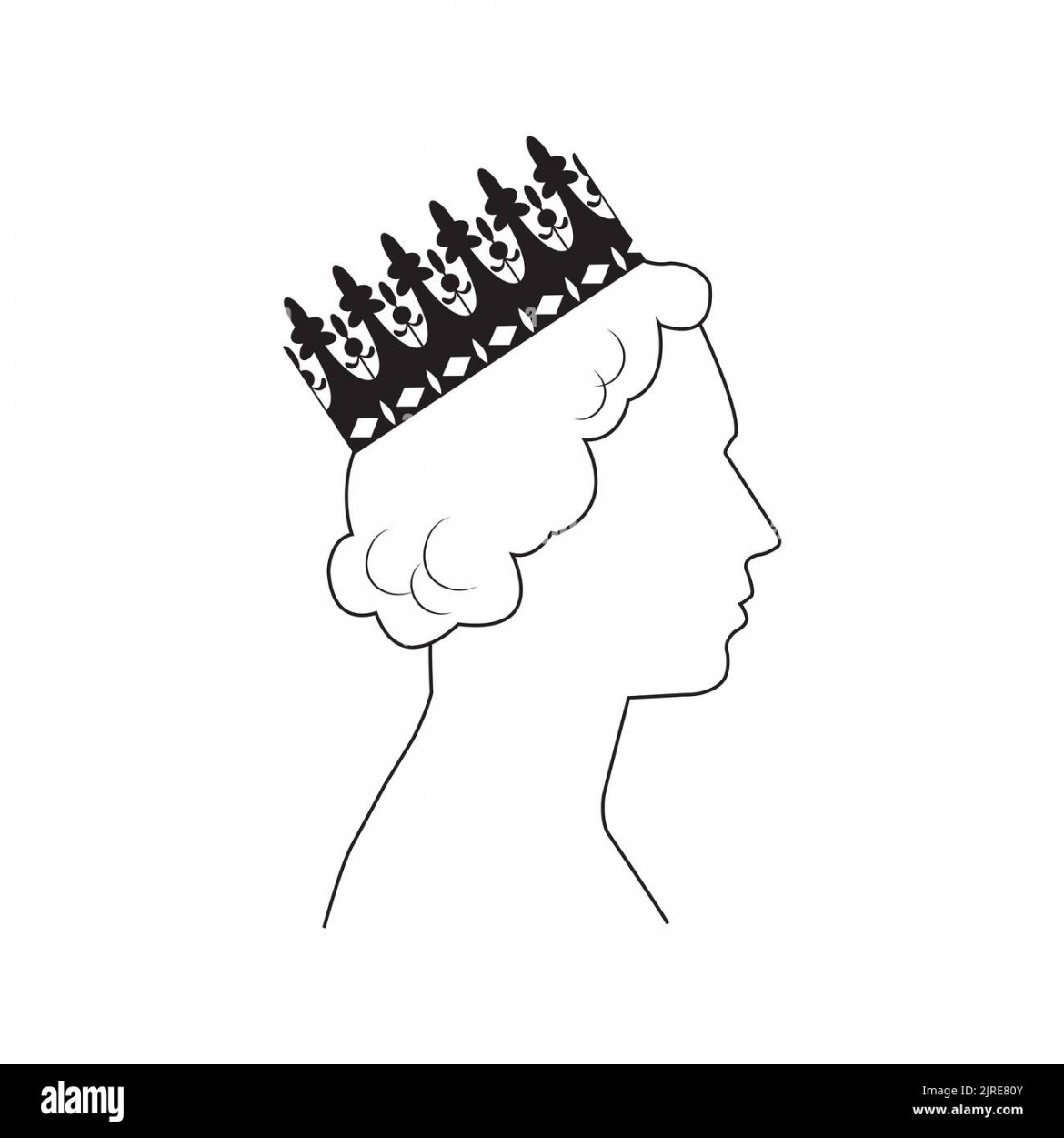 British monarchy crown Stock Vector Images - Alamy