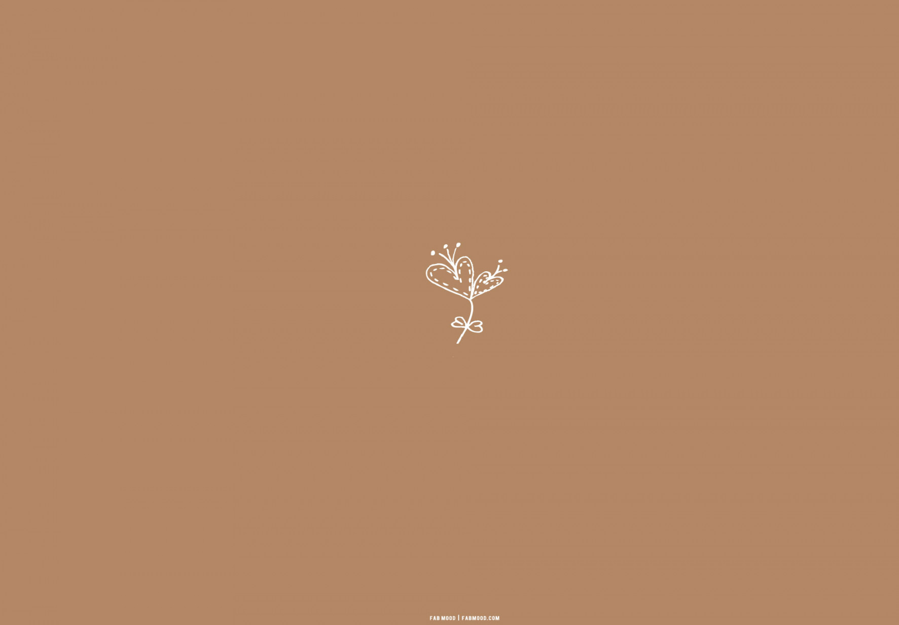 Brown Aesthetic Wallpaper for Laptop : Love Grow Wallpaper