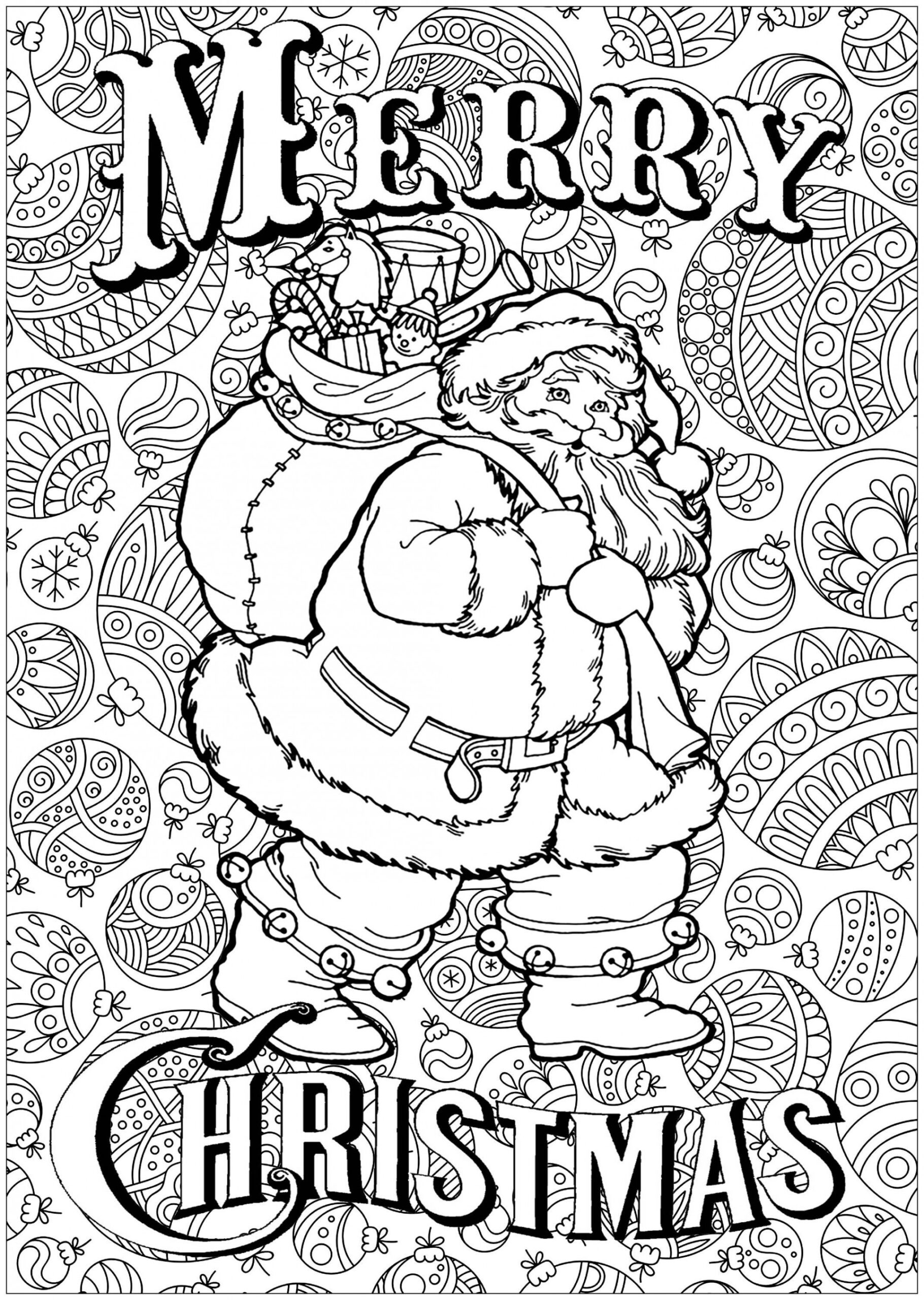 Christmas adult coloring pages, christmas activities, hard