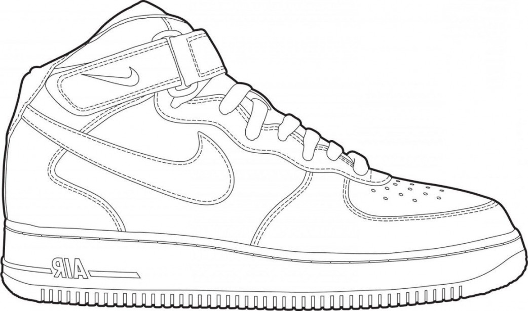 Coloring Pages Of Shoes Exclusive Printable Tennis Shoe Coloring