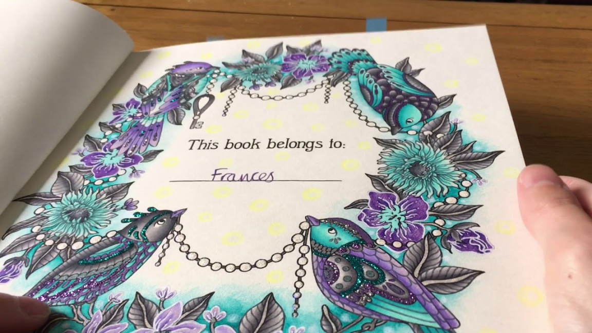 Completed Colouring Book Pictures Part