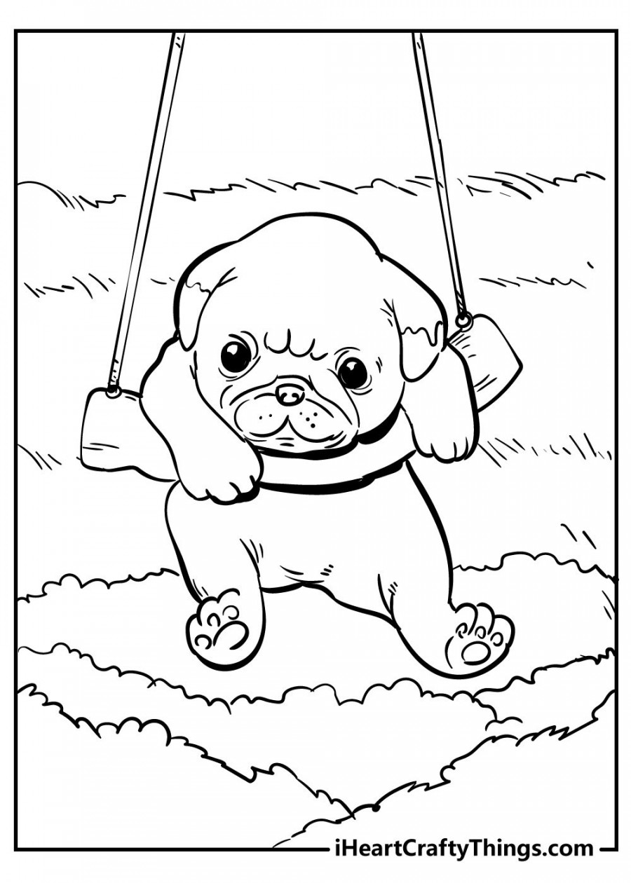 Cute Animals Coloring Pages  Puppy coloring pages, Cool coloring